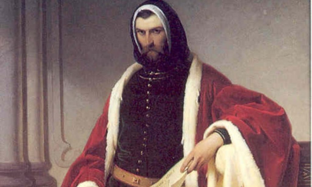 Olio su tela del Marchese Azzo VIII d'Este