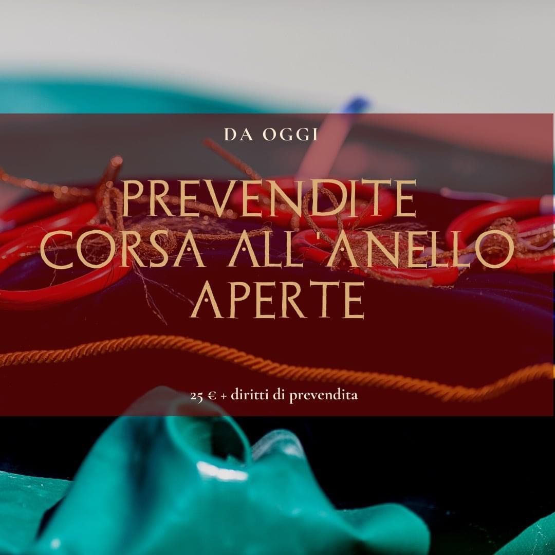 Biglietti Corsa all’ Anello in prevendita